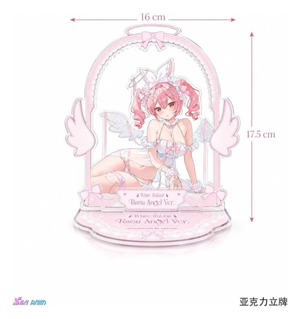 [PRZEDSPRZEDAŻ] Original Character PVC Figure 1/4 White Rabbit Rosu Angel Ver. Illustrated by Rosuuri Bonus Edition 23 cm