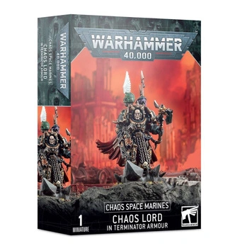 Chaos Space Marines: Chaos Lord / Sorcerer in Terminator Armour