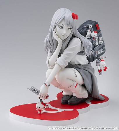 [PRZEDSPRZEDAŻ] Junji Ito PVC Figure Gyaru Tomie x Hello Kitty 14 cm