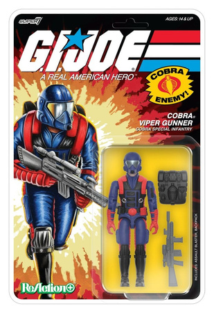 G.I. Joe ReAction+ Wave 09 Cobra Viper Gunner