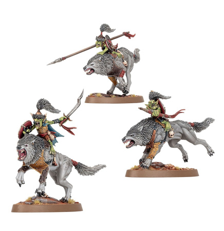 Age of Sigmar: Gloomspite Gitz Snarlboss and Wolfgit Retinue