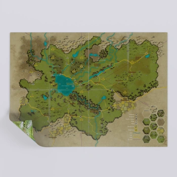 Dolmenwood Double-Sided Player / Referee's Poster Map