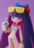 [PRZEDSPRZEDAŻ] New Panty & Stocking with Garterbelt Pop Up Parade Beach Queens Stocking L Size 19 cm
