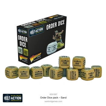 Orders Dice Pack Sand