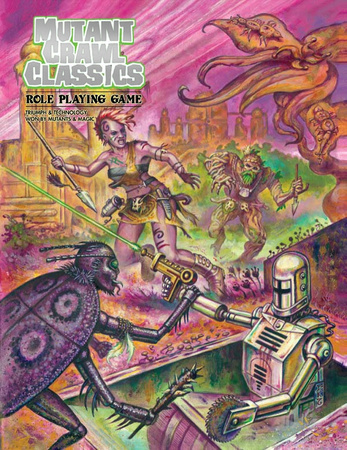 Mutant Crawl Classics RPG Core Rulebook Sofcover Edition