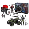 [PRZEDSPRZEDAŻ] G.I. Joe Classified Series #218, Snake Eyes & Varmint ATV Vs. Stealth Viper & Cobra Stealth Flight Pod (Trubble Bubble)