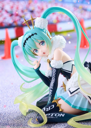 [PRZEDSPRZEDAŻ] Hatsune Miku Taito Kuji PVC Figure Racing Miku 2018 Ver. Round 8 13 cm