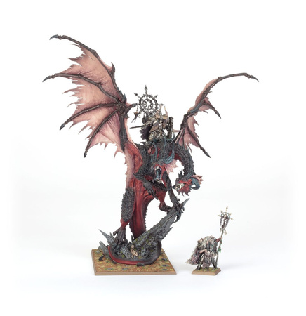 The Old World Warriors of Chaos: Lord/Sorcerer on Chaos Dragon