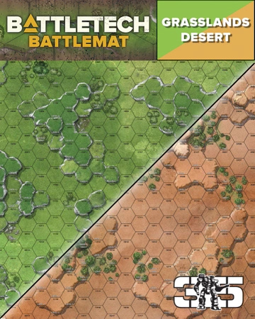 Battletech Battlemat - Grasslands / Desert