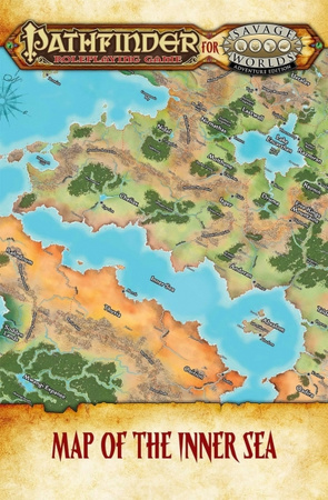 Pathfinder for Savage Worlds: Map of the Inner Sea