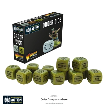 Orders Dice Pack Green