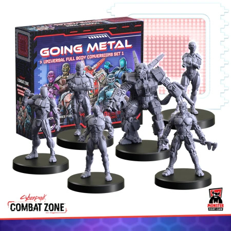 Cyberpunk Red Combat Zone: Going Metal (Universal Full Body Conversion 1)