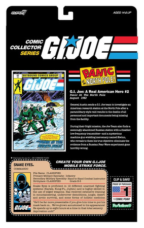 G.I. Joe ReAction+ Snake Eyes (Skybound Comic Box Series, Issue #2)