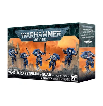 Space Marines: Vanguard Veterans Squad With Jumpacks