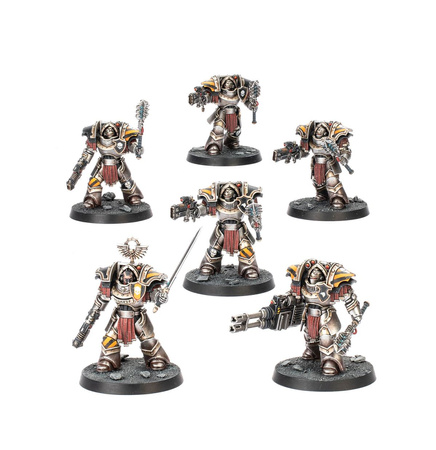 The Horus Heresy Legiones Astartes: Cataphractii Terminators with Volkite Chargers and Power Mauls